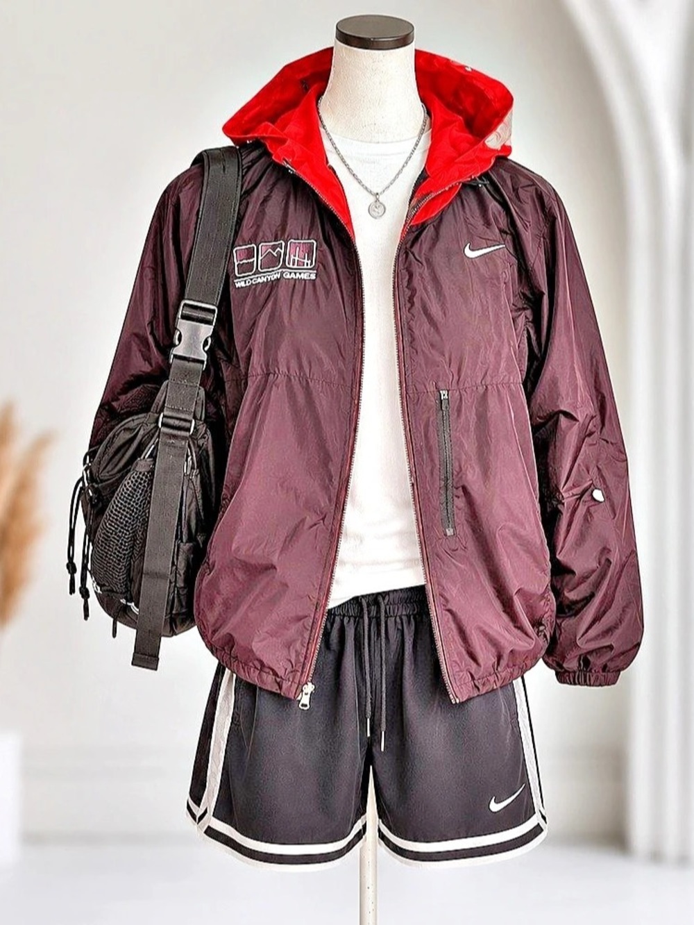 Nike Wild Canyon Games Running Windbreaker Jacket Men’s Size M Hooded